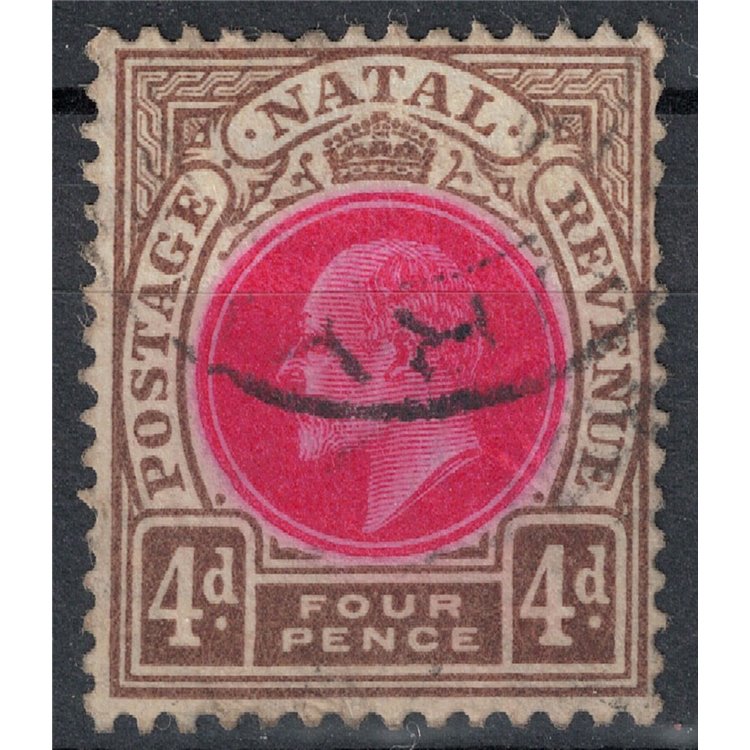 NATAL 1904-05 Edoardo VII 4p bistro e carminio us