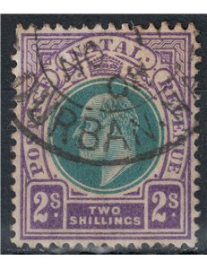 NATAL 1904-05 Edward VII 2s violet and green us