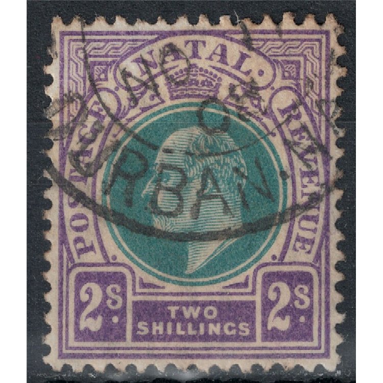 NATAL 1904-05 Edward VII 2s violet and green us