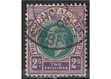 NATAL 1904-05 Edward VII 2s violet and green us
