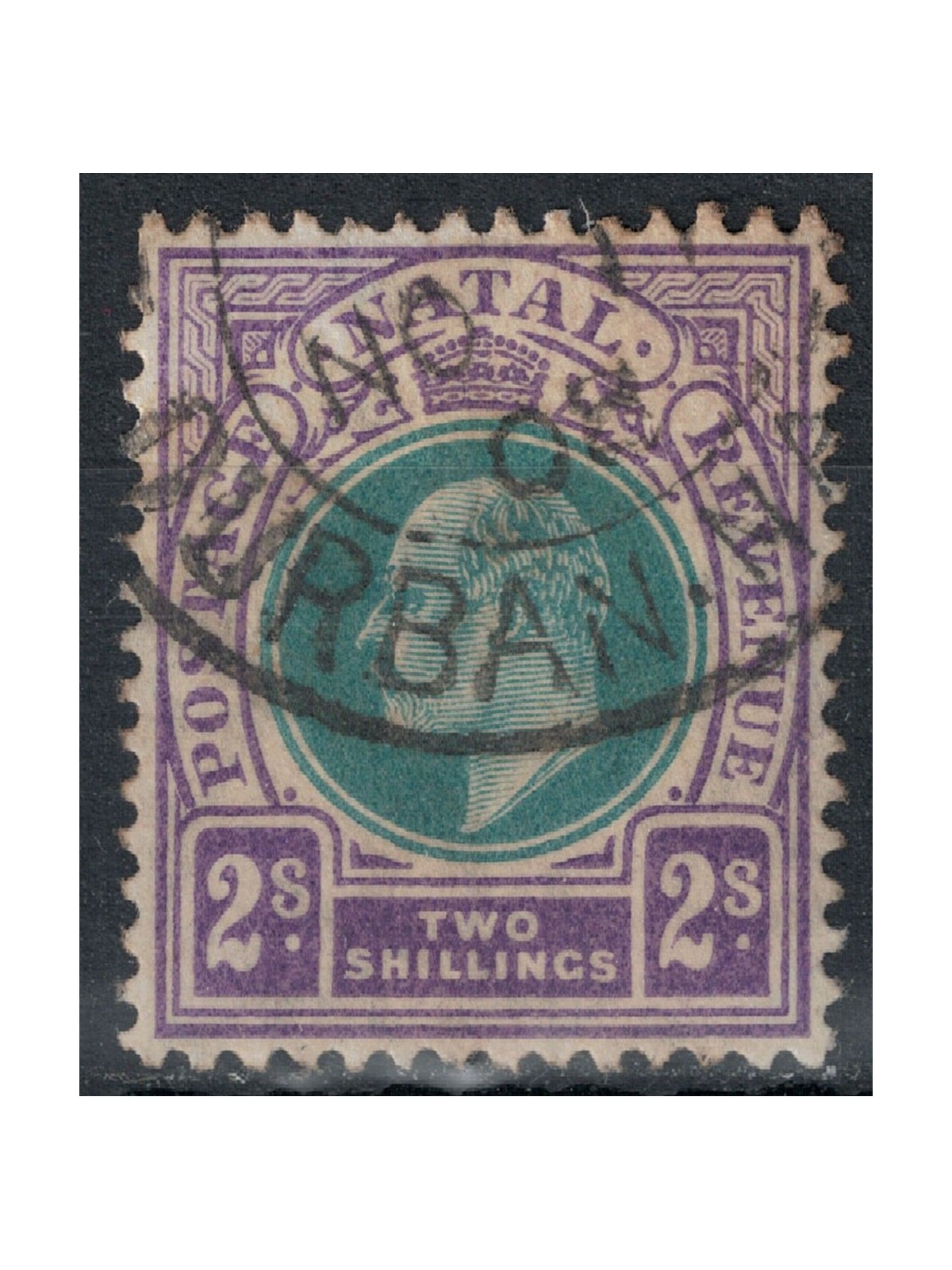 NATAL 1904-05 Edoardo VII 2s violetto e verde us