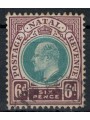 NATAL 1902-03 Edoardo VII 6p bruno lilla e verde us