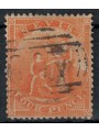 NEVIS 1866 Ordinary Series 4p Orange US