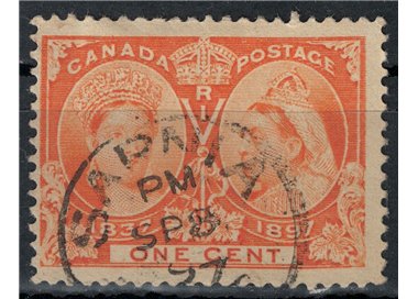 CANADA 1897 Regina Vittoria 1c arancio us