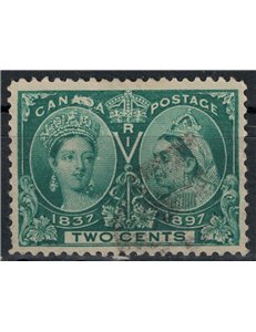 CANADA 1897 Queen Victoria 2c green us