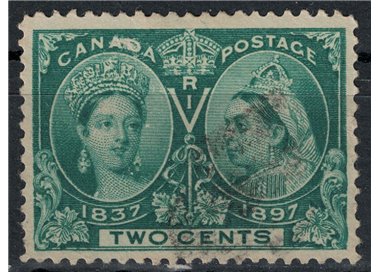 CANADA 1897 Queen Victoria 2c green us