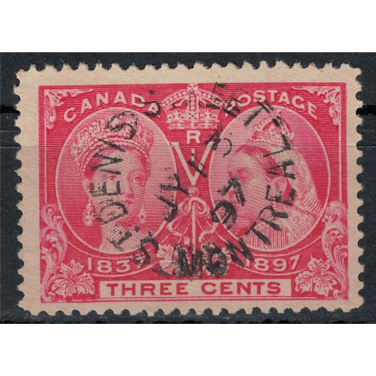 CANADA 1897 Regina Vittoria 3c rosa us