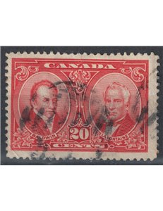 CANADA 1927 Politicians 20c carmine us