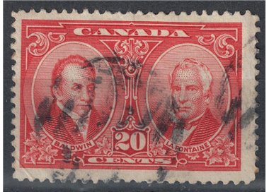 CANADA 1927 Politici 20c carminio us