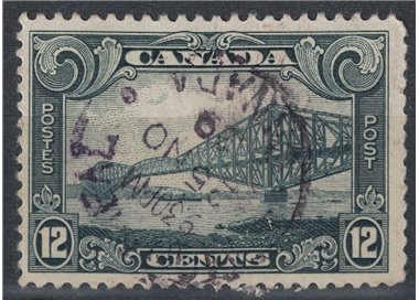 CANADA 1928-29 Ordinary Series 12c Grey Black US