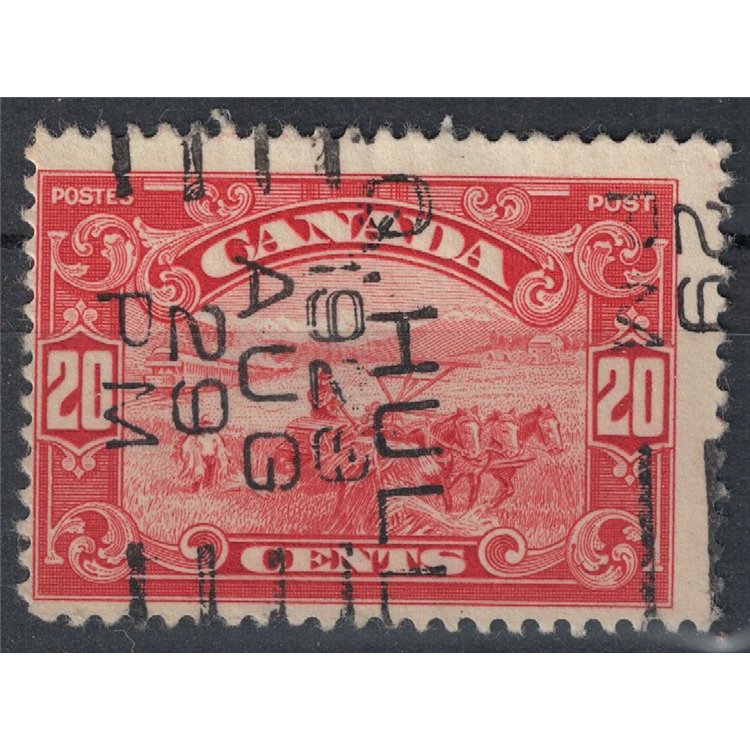 CANADA 1928-29 Ordinary Series 20c Carmine US