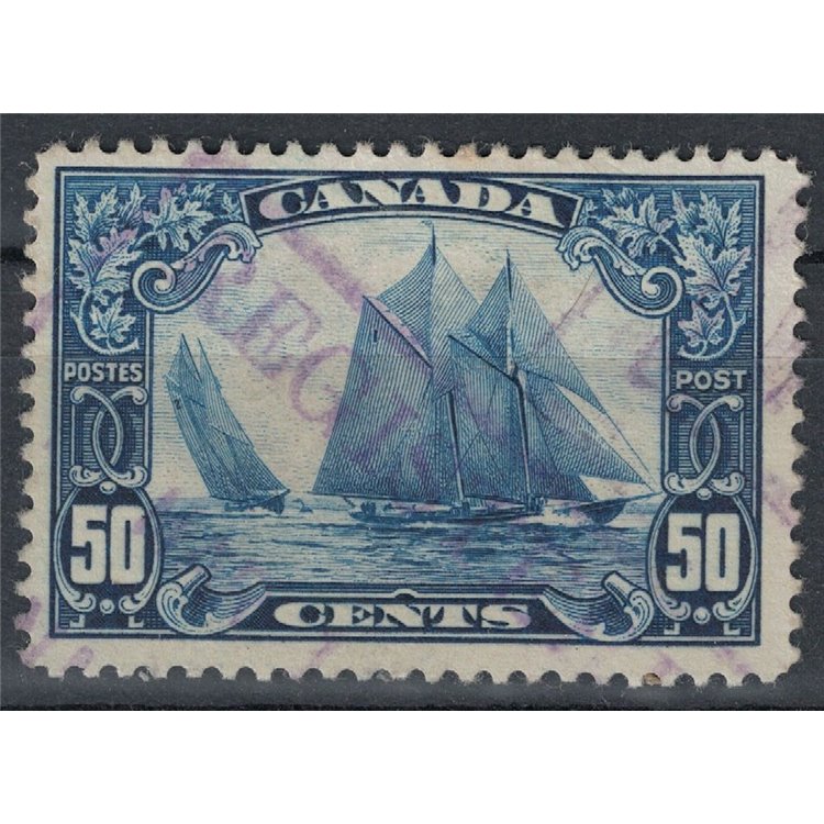CANADA 1928-29 Serie ordinaria 50c blu us