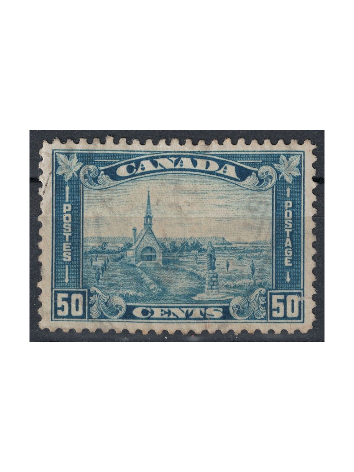 CANADA 1930-31 Ordinary series 50c blue us