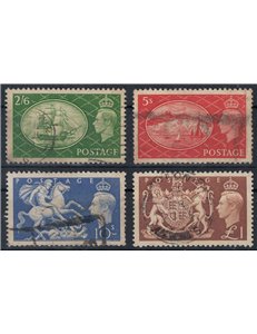 GRAN BRETAGNA 1951 Soggetti diversi 4v us