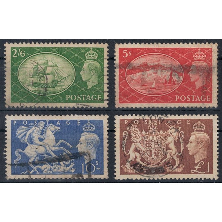 GRAN BRETAGNA 1951 Soggetti diversi 4v us