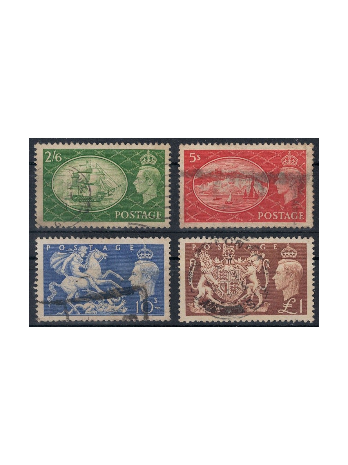 GREAT BRITAIN 1951 Various subjects 4v us