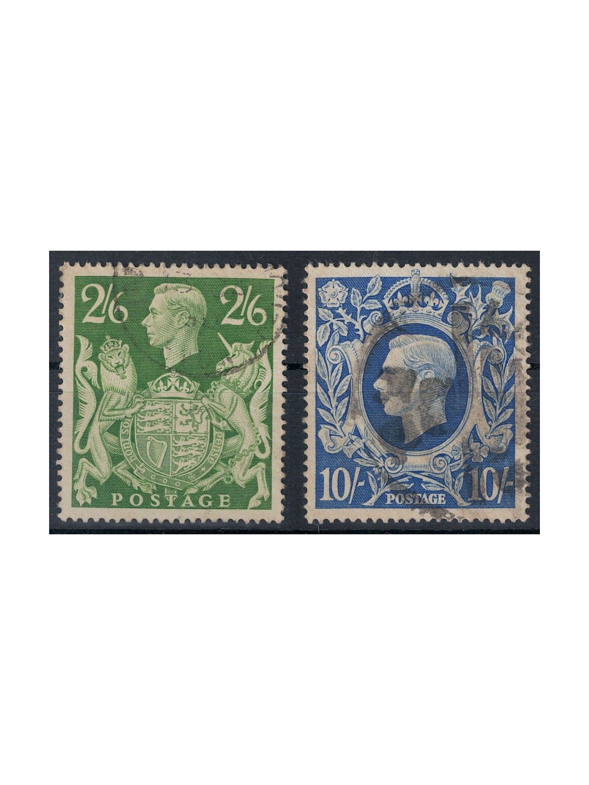 GREAT BRITAIN 1942 King George V 2v us