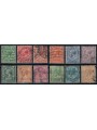 GREAT BRITAIN 1924-26 Ordinary series 12v us