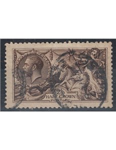 GRAN BRETAGNA 1913 Allegorie (De La Rue) 2/6 bruno us