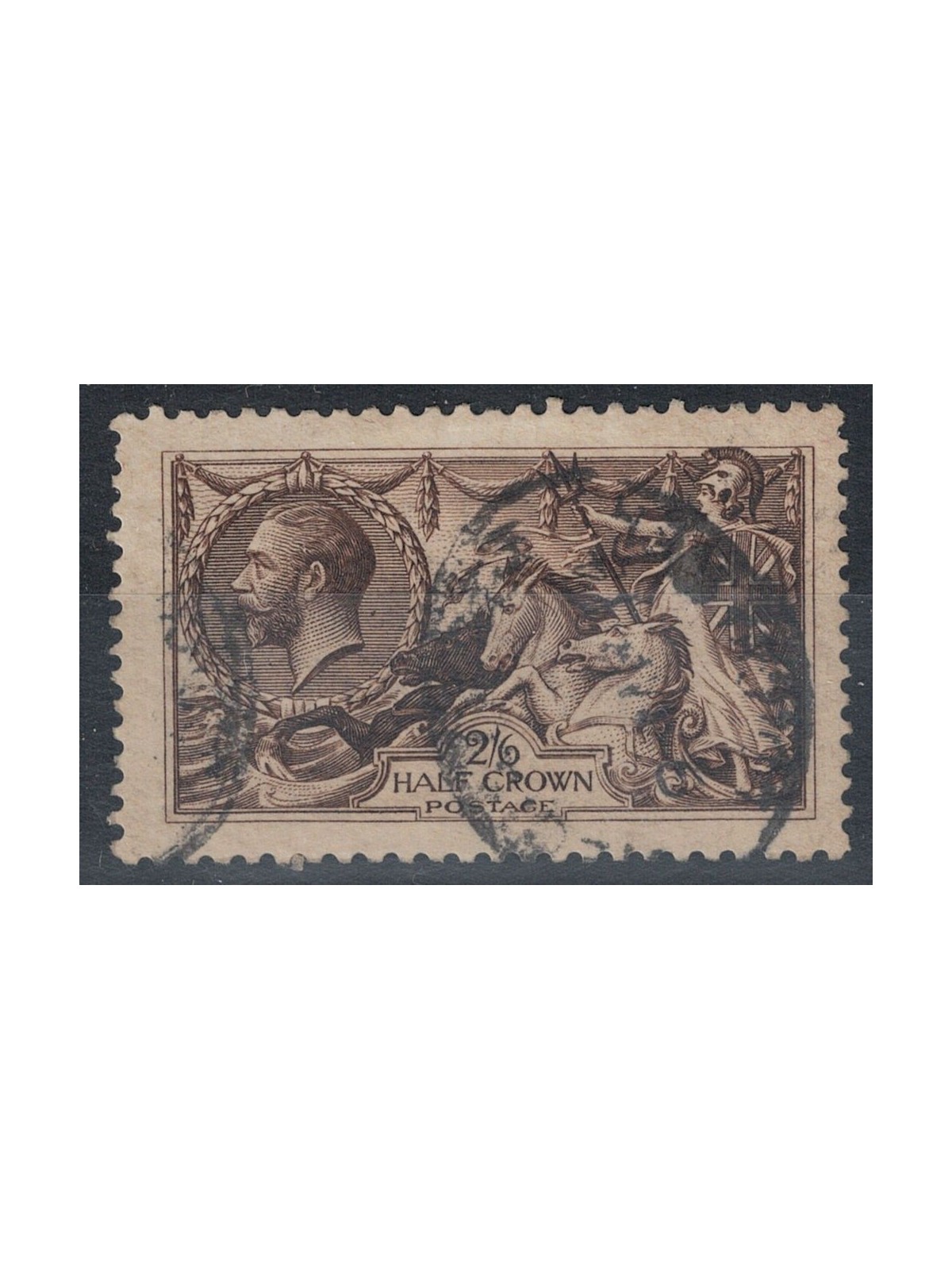 GREAT BRITAIN 1913 Allegories (De La Rue) 2/6 brown us