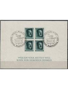 GERMANY REICH 1937 Hitler's birthday s/s us