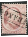 NETHERLANDS 1864 Effigy of King William III 10c carmine rose us