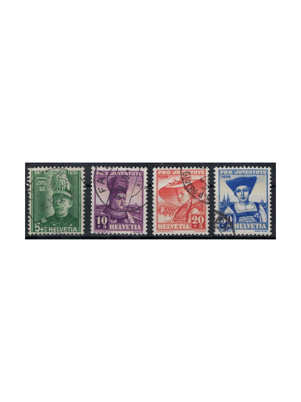SVIZZERA 1939 Pro Juventute 4v us