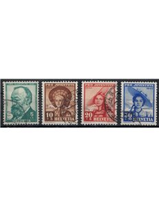 SVIZZERA 1940 Pro Juventute 4v us