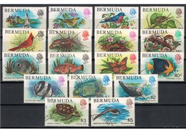 BERMUDA 1978-79 Fauna, animals 17v us