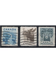 CANADA 1953 Salvaguardia della fauna 3v us