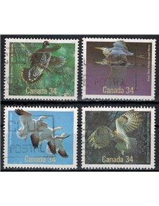 CANADA 1986 Fauna, uccelli 4v us