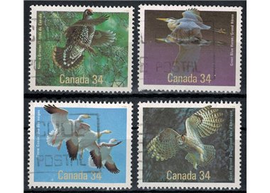 CANADA 1986 Fauna, birds 4v us