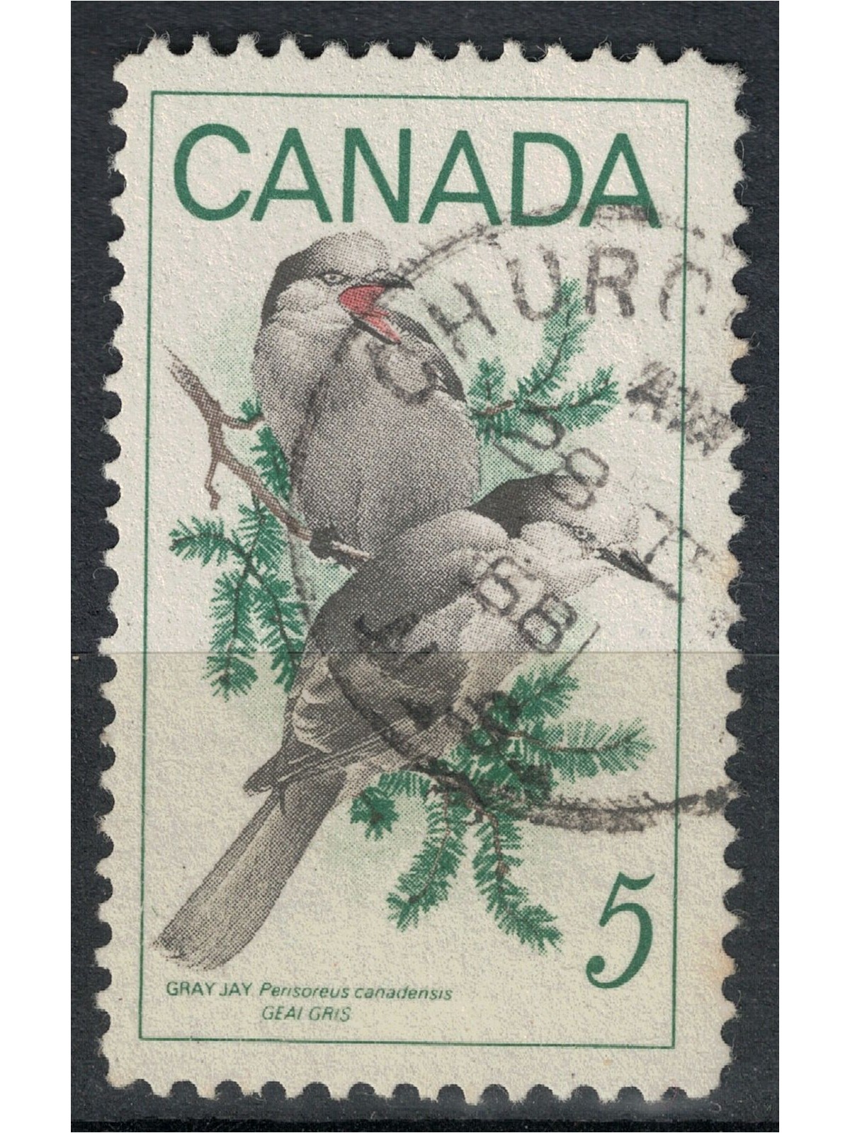 CANADA 1968 Conservation of Nature (Perisoreus canadensis) us