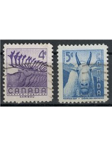 CANADA 1956 Salvaguardia della fauna 2v us