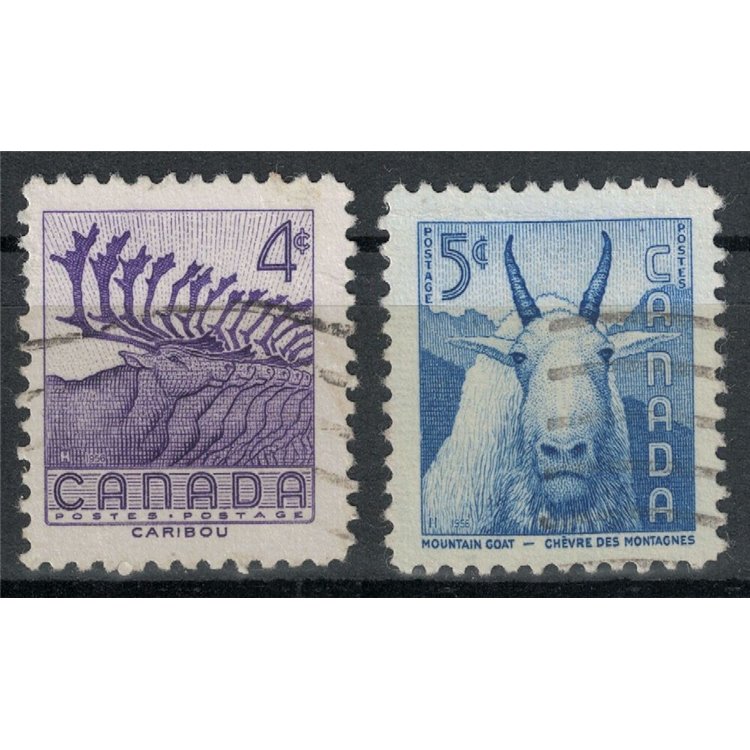 CANADA 1956 Wildlife Conservation 2v us