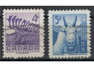 CANADA 1956 Salvaguardia della fauna 2v us