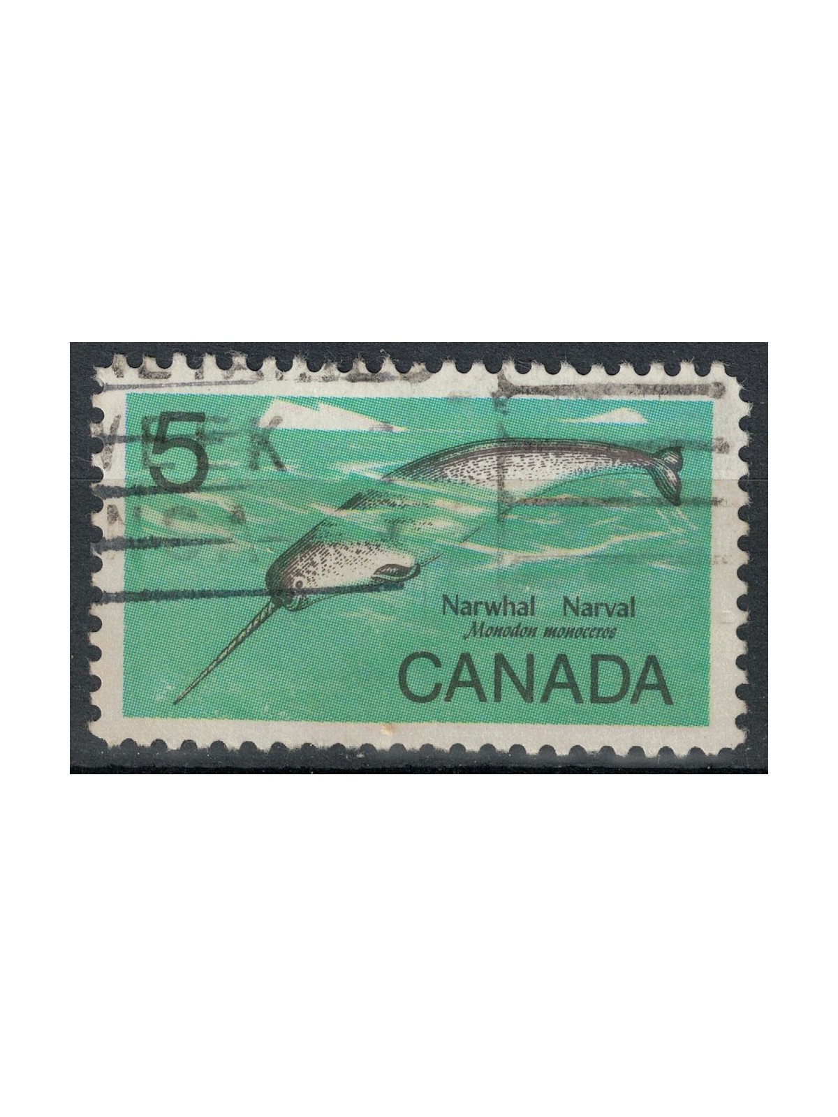 CANADA 1968 Salvaguardia della natura (Monodon monoceros) us