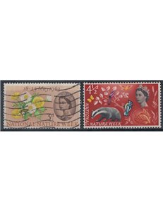 GRAN BRETAGNA 1963 Settimana della natura 2v us
