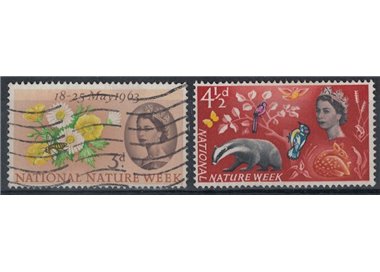 GREAT BRITAIN 1963 Nature Week 2v us