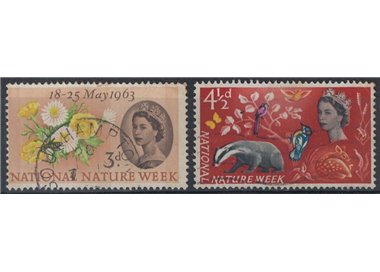 GREAT BRITAIN 1963 Nature Week (Phosphorus) 2v us