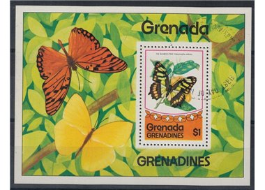 GRENADA GRENADINES 1975 Farfalle BF us