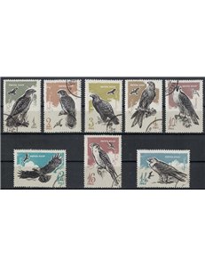 RUSSIA 1965 Uccelli rapaci 8v us