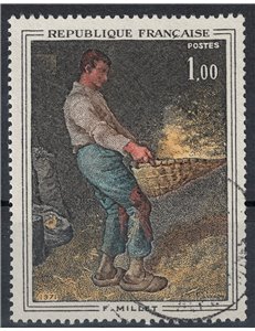 FRANCE 1971 Art (Millet, The Winnower) us