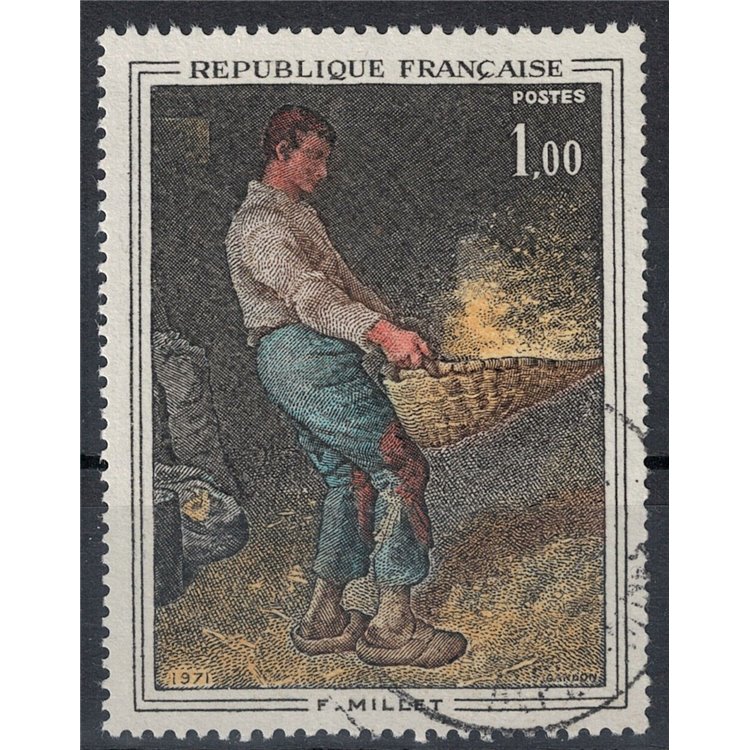 FRANCE 1971 Art (Millet, The Winnower) us
