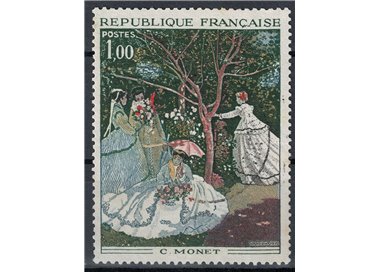 FRANCIA 1972 Arte (C. Monet, Donne in giardino) us