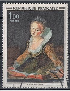 FRANCE 1972 Art (Fragonard, Studio) us