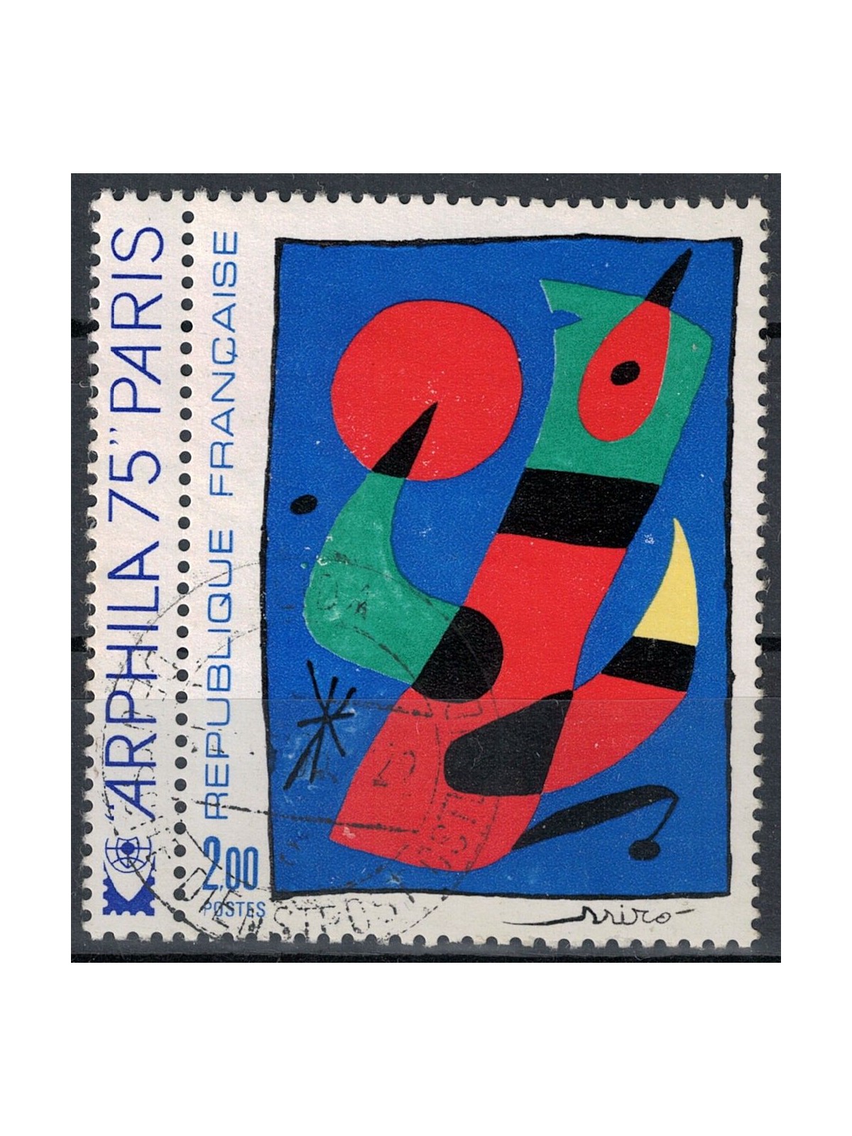 FRANCE 1974 Art (Joan Mirò) us