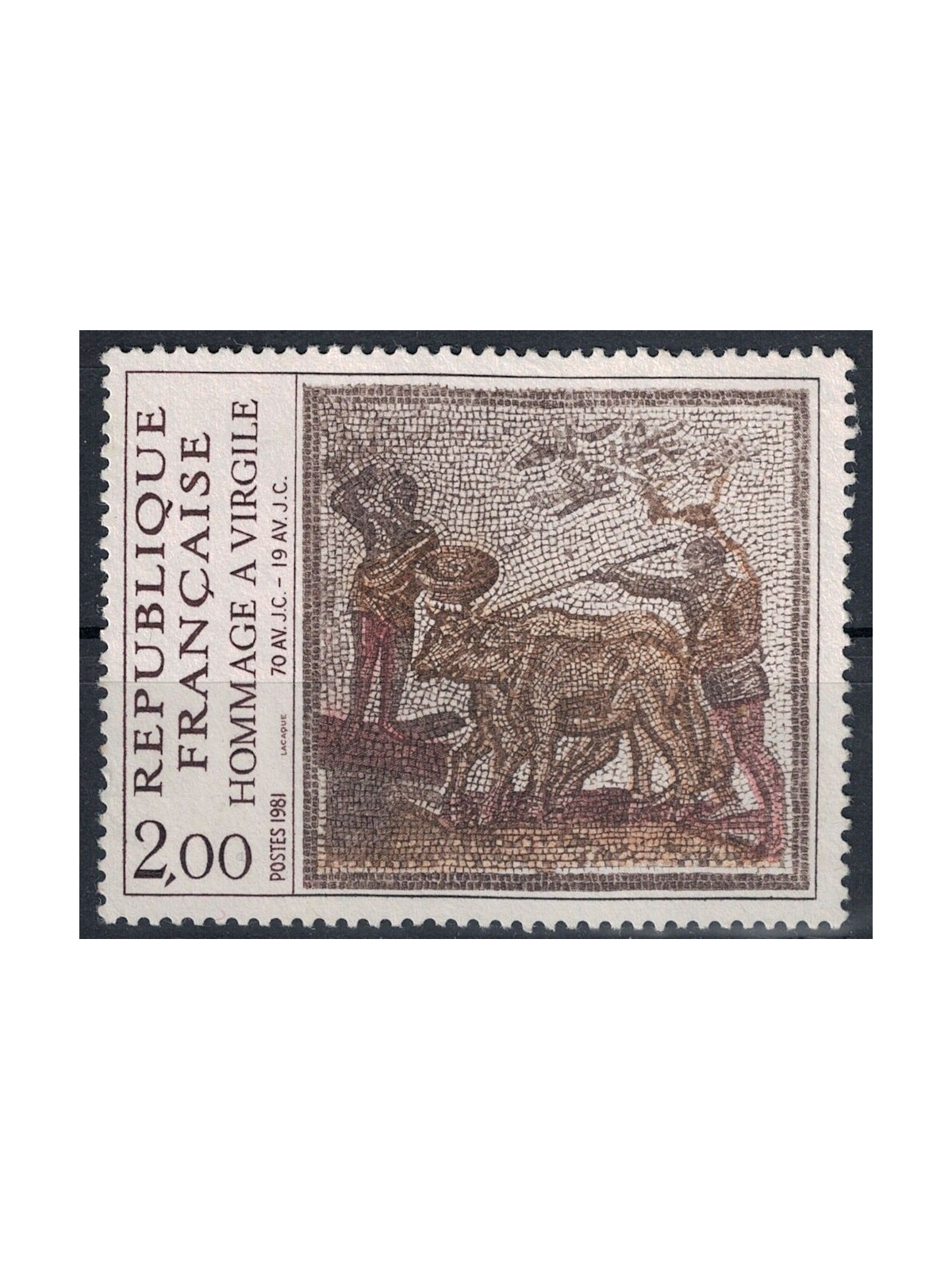 FRANCE 1981 Art (Homage to Virgil, The Georgics) us