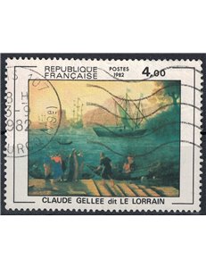 FRANCIA 1982 Arte (Claude Gellee, Le Lorrain) us