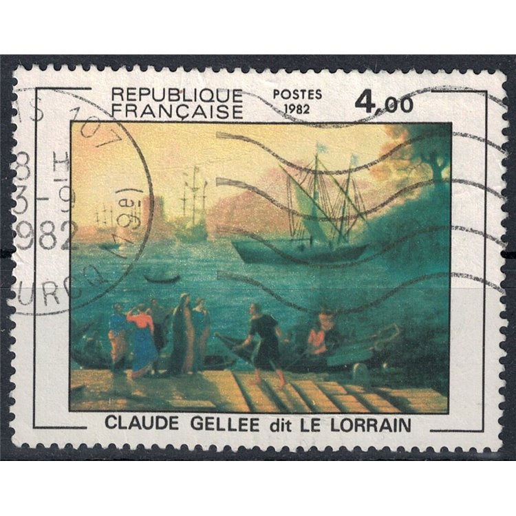 FRANCIA 1982 Arte (Claude Gellee, Le Lorrain) us